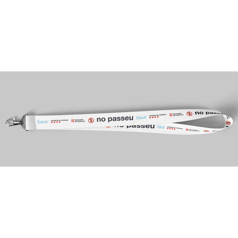 Lanyard - Emergències Mèdiques - Cinta de Bailizamiento